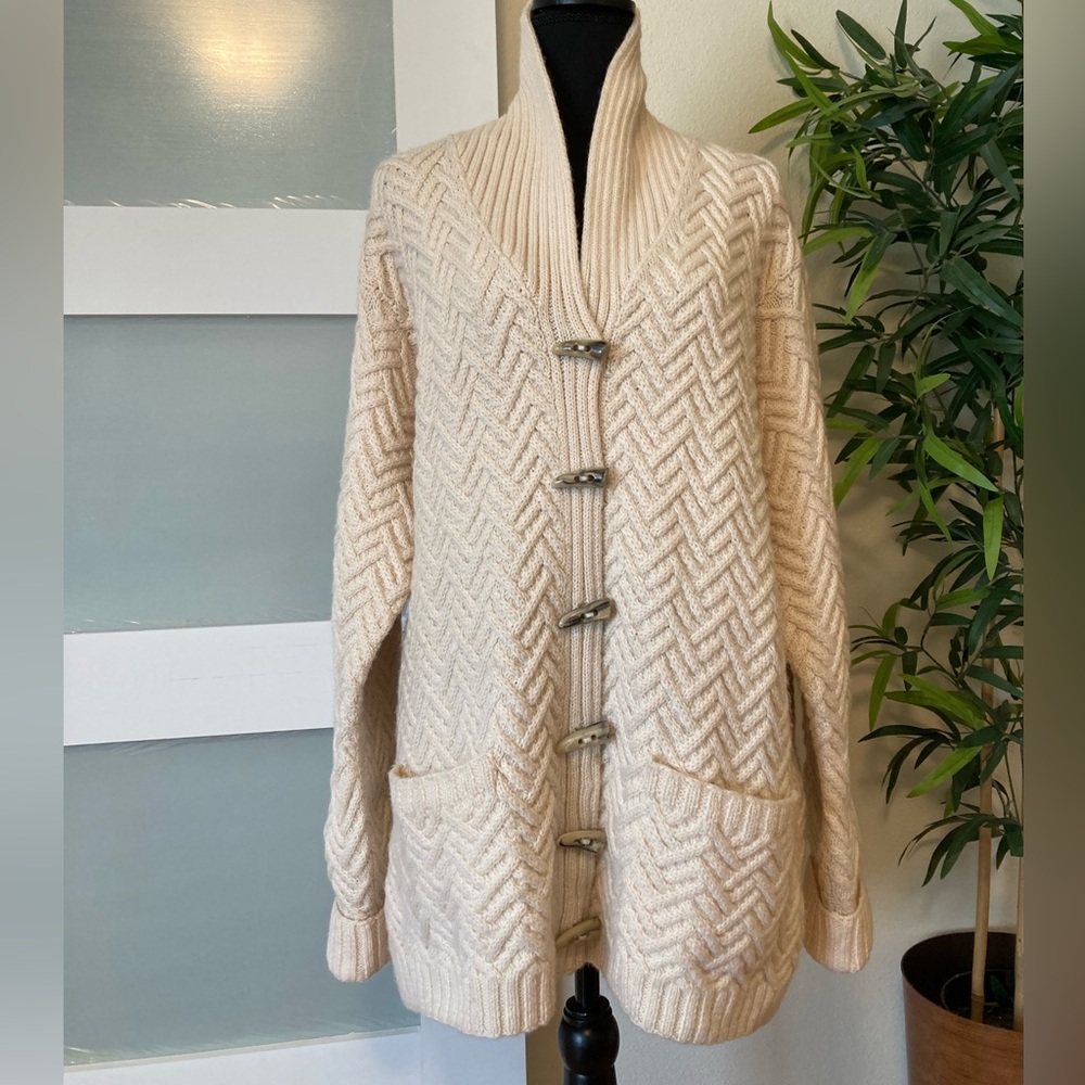 π Ralph Lauren π Rare π Exclusive Hand Knit Cardigan with Toggle Buttons π - Picture 5 of 10